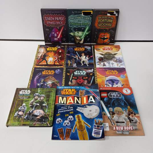 12pc Bundle of Assorted Star Wars Children's Books image number 1