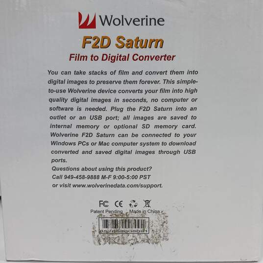 Wolverine F2D Saturn Film To Digital Converter IOB image number 2