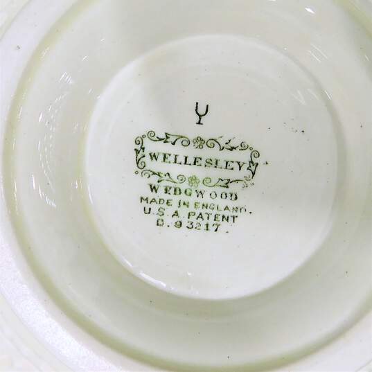 Vintage Wedgwood Wellesley Set Of 4 Double Handle Cream Soup Bowls image number 6