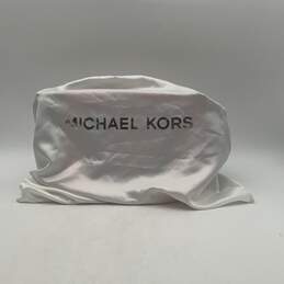 Michael Kors Womens Pink Black Leather Double Handle Satchel Bag Purse alternative image