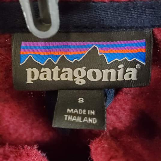 Patagonia Women Red Fleece Jacket Sz S image number 2