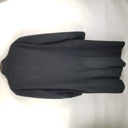 Allyn Saint George Men Black Button Up Peacoat XL alternative image