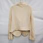 Moda International WM's Ivory Cardigan Open Snap Button Sweater L image number 2