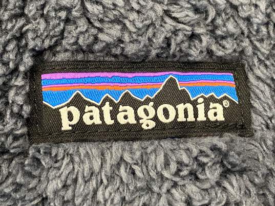 Patagonia Blue Zip Up Sweater - Size Medium image number 4