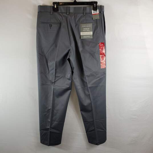 Perry Ellis Men Grey Pants Sz 34X29 NWT image number 2