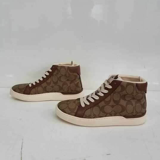 Coach Hi Top Canvas Sneakers Size 8B image number 2