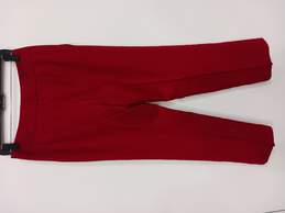 Women's Red Dress Pants Size 4 alternative image