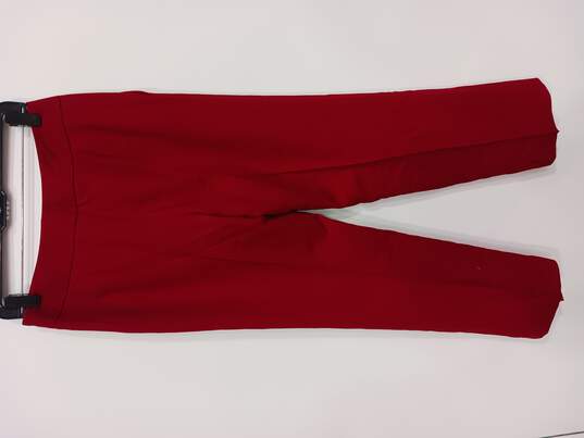 Women's Red Dress Pants Size 4 image number 2