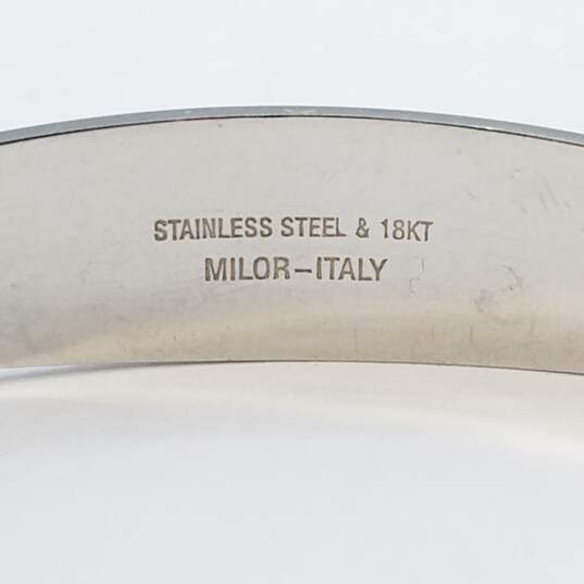 Milor Stainless Steel W/18K Accents 12.6g image number 3