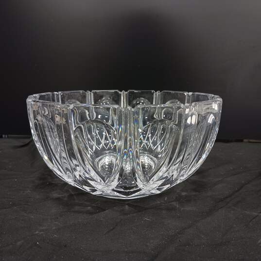 Clear Crystal Centerpiece Bowl image number 4