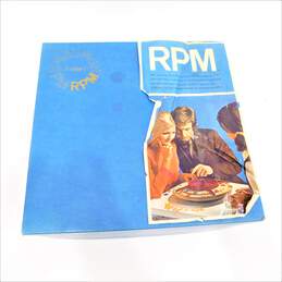 VNTG 1970 Scrabble RPM Rotating Tile Board Game IOB alternative image