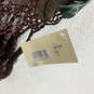 NWT Womens Red Brown Paisley Multifunctional Fringe Rectangular Scarf Sz OS image number 4