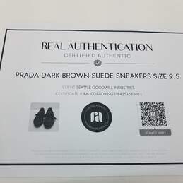 AUTHENTICATED MENS PRADA SUEDE SNEAKERS SIZE 9.5 alternative image