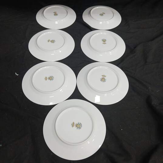 7pc Set of Noritake Rosepoint China Sauce Plates image number 2
