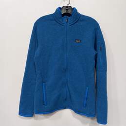 Patagonia Blue Full Zip Sweater Jacket Women's Size M
