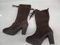 Juicy Couture Tall Lace Up Suede Boots Size 7.5 image number 2