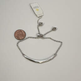 NWT Designer Kendra Scott Angela Silver-Tone Adjustable Chain Bracelet alternative image