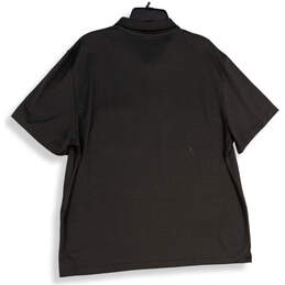 NWT Mens Gray Stretch Spread Collar Short Sleeve Polo Shirt Size XXL alternative image