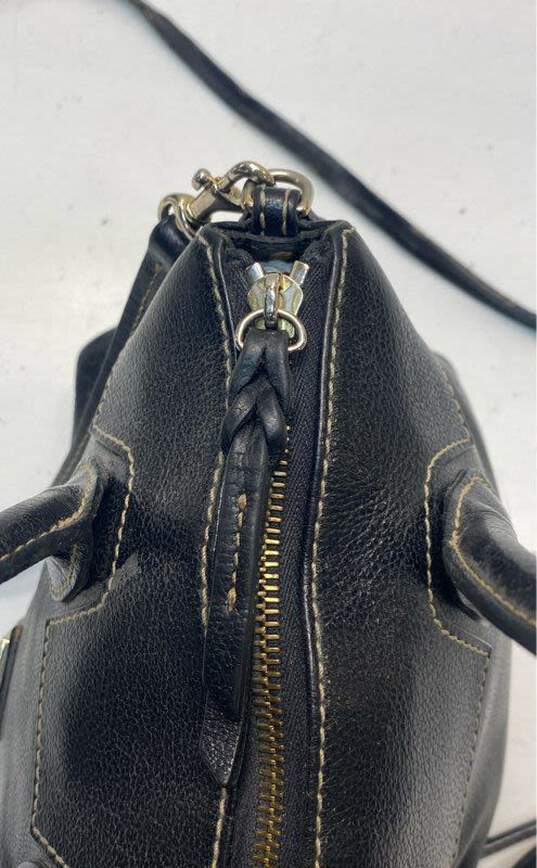 Dooney & Bourke Pebbled Black Leather Top Handle Crossbody Bag image number 3
