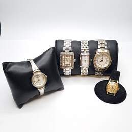 Bulova 10k Roll GP, Anne Klein, Relic Plus Brands Ladies Dress Stainless Steel Quartz Watch Collection