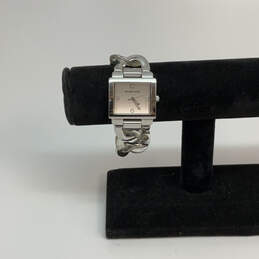 Designer Michael Kors MK-4138 Silver-Tone Stainless Steel Analog Wristwatch