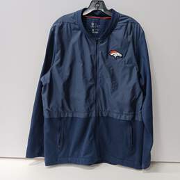 Nike Denver Broncos Themed Field Jacket Full Zip Size XL