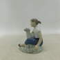 BG Bing Grøndahl Porcelain Figurine Girl w/ Lamb #2336 image number 4