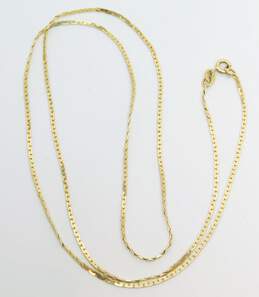 14K Yellow Gold C Link Chain Necklace 4.9g
