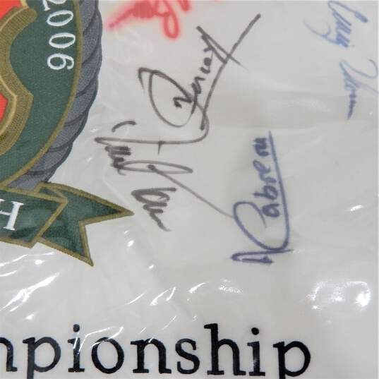 2006 PGA Championship Signed 18th Hole Pin Flag Medinah Illinois image number 6