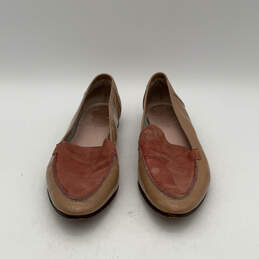 Womens Carima Brown Pink Suede Leather Slip-On Loafers Flats Size 7.5 alternative image