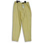 NWT Womens Golden Lambs Skin Soft Butter Straight Leg Dress Pants Size 10 image number 1