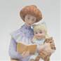 1990 EHW San Francisco Music Box Figurine Women Reading To Daughter & Cat image number 5