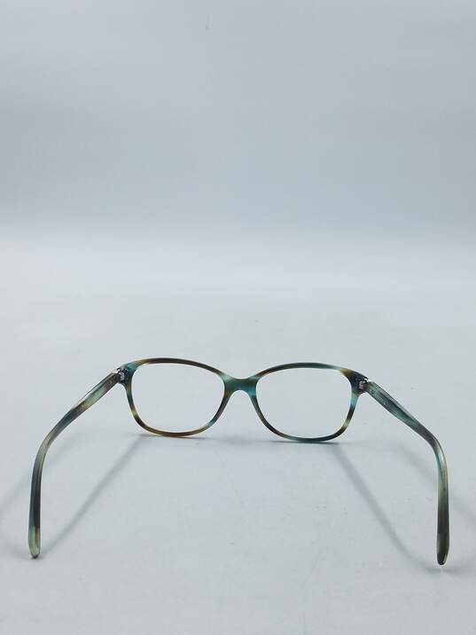 Tiffany & Co. Blue Tortoise Browline Eyeglasses image number 3