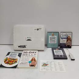 10 Day Belly Slimdown Diet DVD Material In Box w/ Accessories