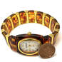 Designer Joan Rivers Classics Stretchy Band White Dial Analog Wristwatch image number 2