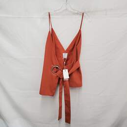 NWT C/Meo Collective WM's Burnt Sienna On The Line Tank Top Size M