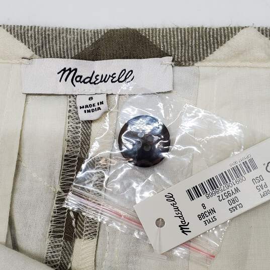 Madewell Gingham Quilted Skit Size 8 image number 4