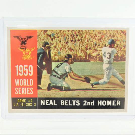 1960 Charlie Neal Topps #386 Chicago White Sox image number 1
