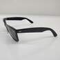 Vintage Bausch & Lomb Ray-Ban BL5024 Original Glossy Black Wayfarer Sunglasses image number 2