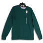NWT Womens Green Round Neck Long Sleeve Pullover Sweatshirt Size Medium image number 1