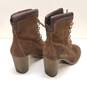 Timberland Allington Brown Nubuck Heeled Boots Women's Size 10M image number 4