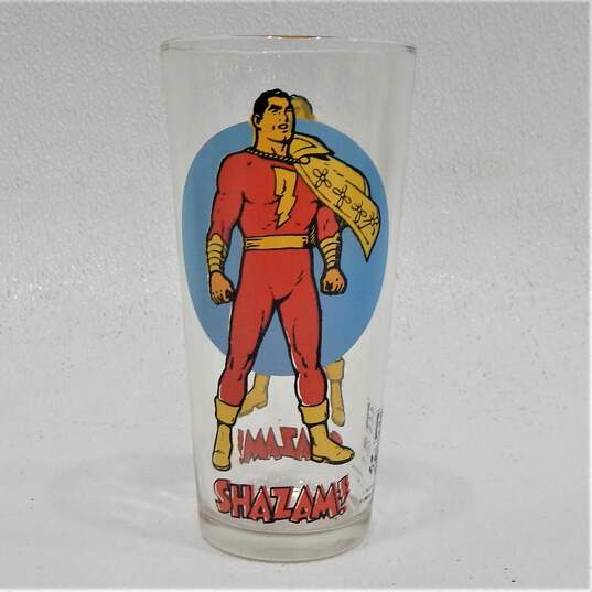 VTG 1970s-80s Collectible Drinking Glasses Smurfs Care Bears Shazam Six Million Dollar Man image number 5