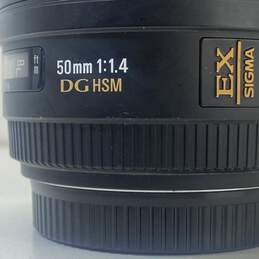 Sigma 50mm f/1.4 DG HSM EX Standard Camera Lens for Canon EF alternative image