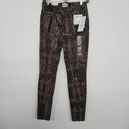 Mid Rise Perfect Skinny Cheetah Print Jeans