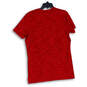 Mens Red Heather Fitted Short Sleeve V-Neck Pullover T-Shirt Size Medium image number 2