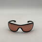 Mens A270 Black Orange UV Protection Full-Rim Sunglasses With Case image number 3