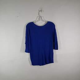 Womens Regular Fit V-Neck 3/4 Dolman Sleeve Pullover Blouse Top Size Medium alternative image