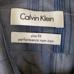 Calvin Klein Men Multicolor Button Up Shirt Sz 34-35 NWT alternative image
