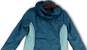 NWT Womens Green Long Sleeve Sherpa Lined Hooded Full-Zip Ski Jacket Size S image number 4