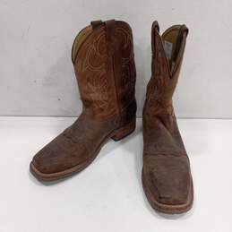 Double-H Boots Men's Brown Western Leather Brown Boots Size 13